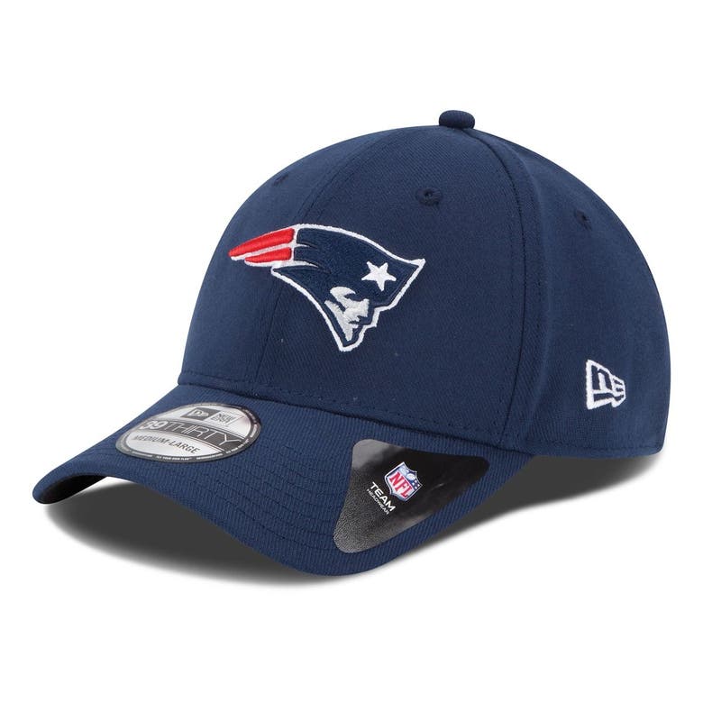 New Era New England Patriots  39thirty Team Classic Flex Hat In Navy
