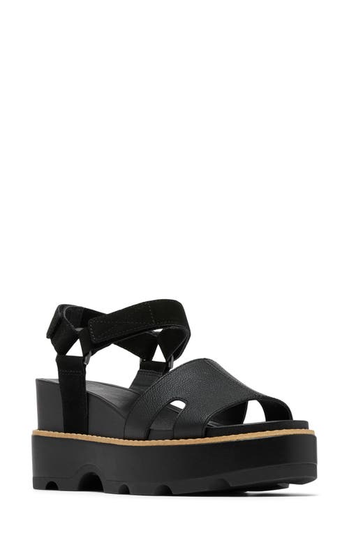 SOREL SOREL JOANIE IV ANKLE STRAP PLATFORM WEDGE SANDAL