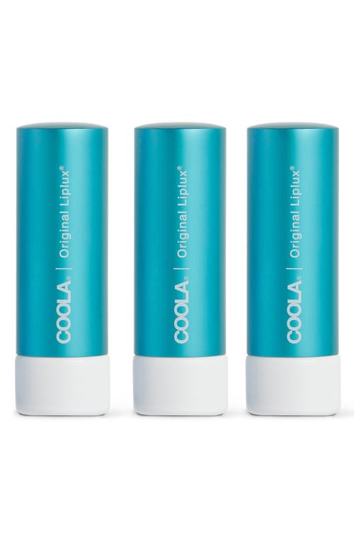 Shop Coola ® Trio Of Classic Liplux® Lip Balm Spf 30 (nordstrom Exclusive) $36 Value In No Color