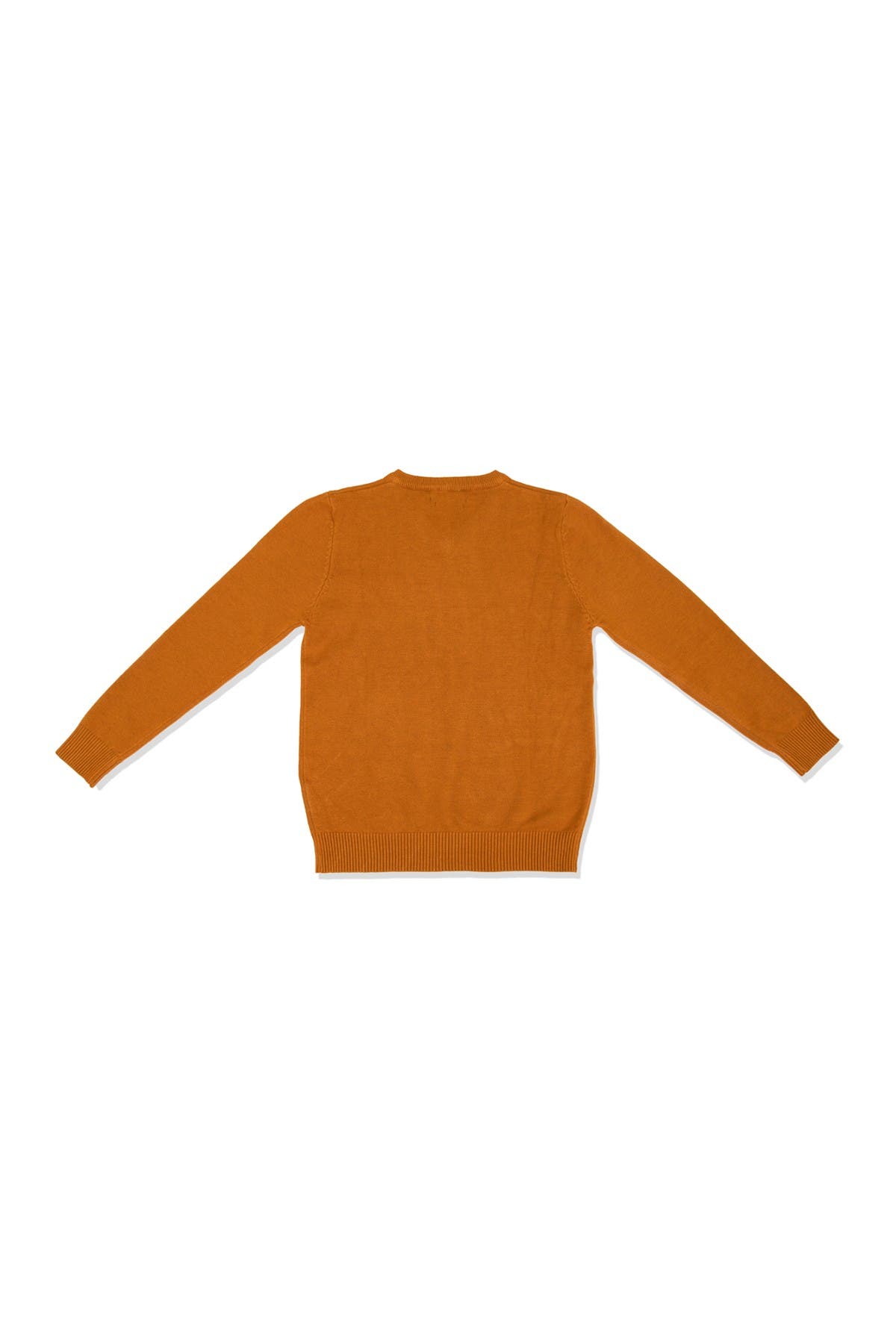 X-ray Kids' Basic V-neck Sweater In Dark Yellow