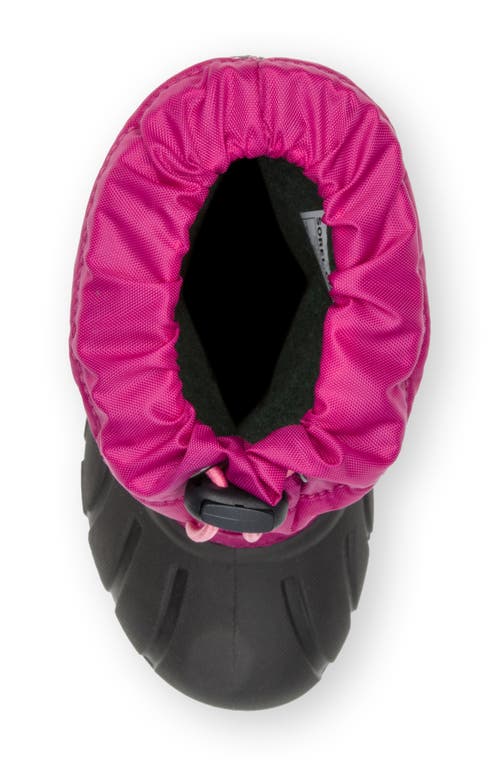 Sorel Kids' Flurry Waterproof Snow Boot In Deep Blush/tropic Pink