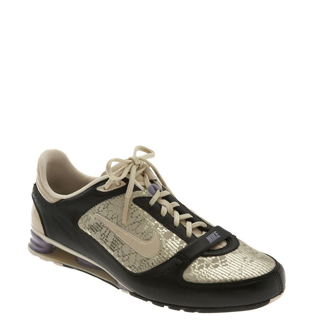 womens leather nike shox