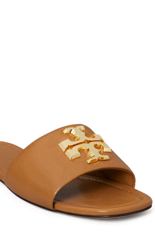 Shop Tory Burch Eleanor Slide Sandal In Caramel Corn