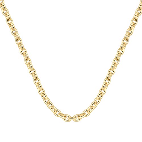 Bliss Diamond 24" Chain Necklace 32 Grams 7.5mm Thick In 14k Yellow Gold