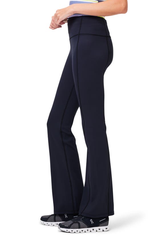 Shop Nz Active By Nic+zoe Flex Fit Flare Pants In Black Onyx