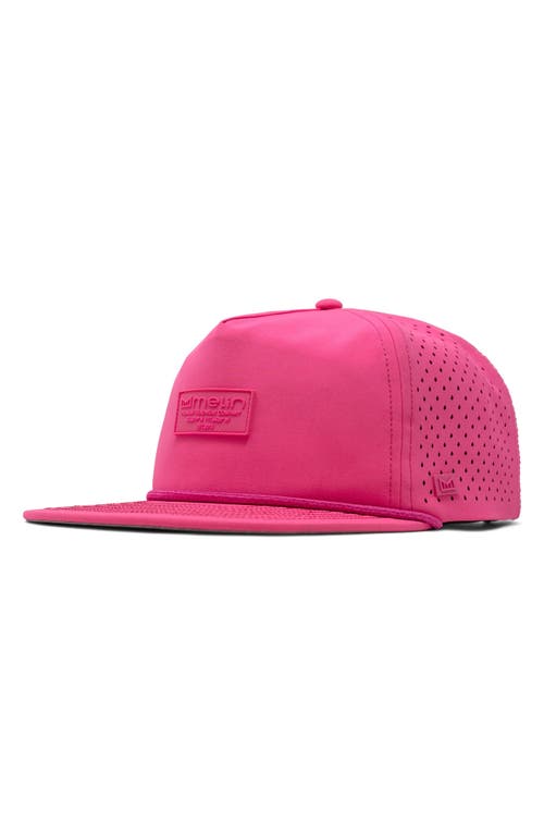 Melin Hydro Coronado Snapback Baseball Cap in Hot Pink