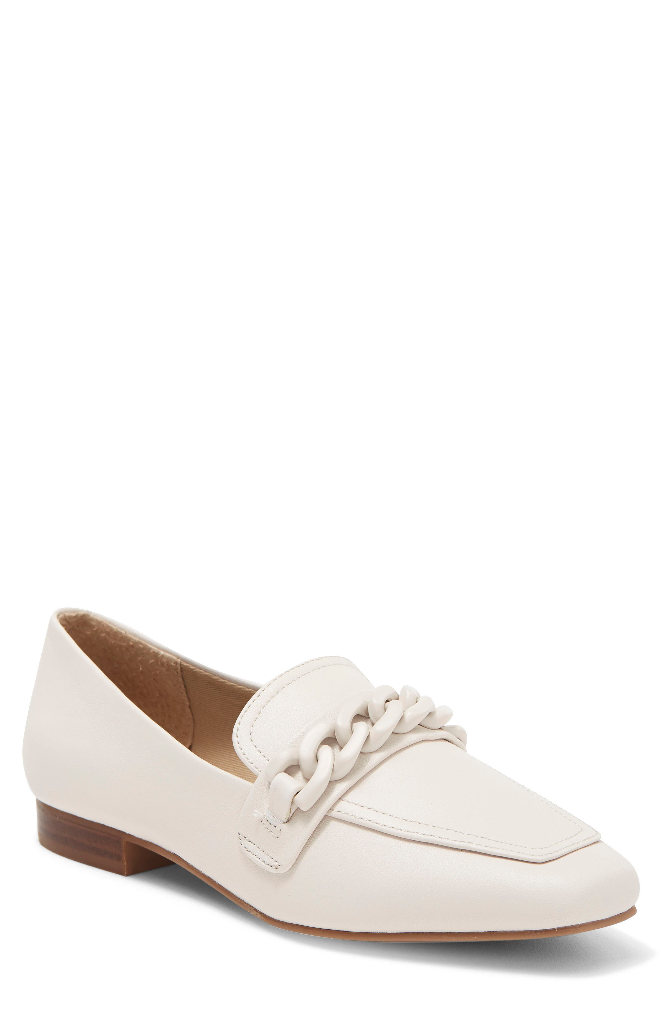 cream colored loafers