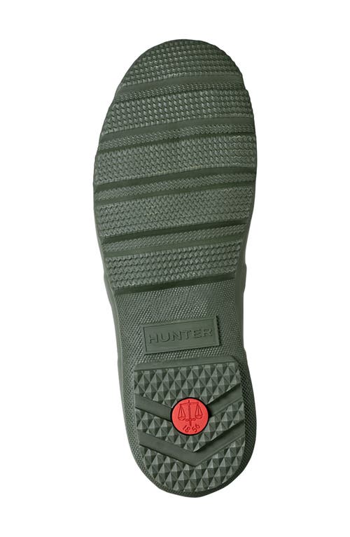 Hunter Original Tall Side Adjustable Mens Wellies In Dark Olive