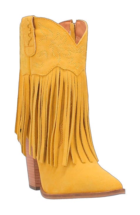 Tall on sale yellow boots