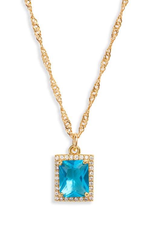 VIDAKUSH The Vixen Pendant Necklace in Light Blue at Nordstrom, Size 16