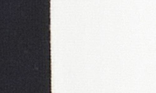 English Factory Contrast Edge Collared Cardigan In White/black