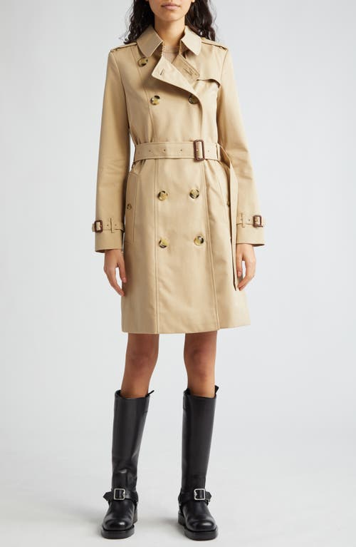 burberry Chelsea Long Heritage Trench Coat Honey at Nordstrom,