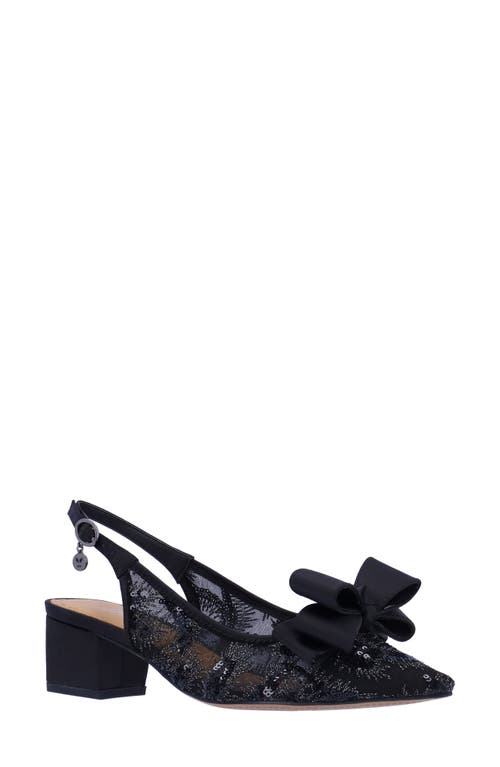 J. Reneé Triata Slingback Pointed Toe Pump Black at Nordstrom,