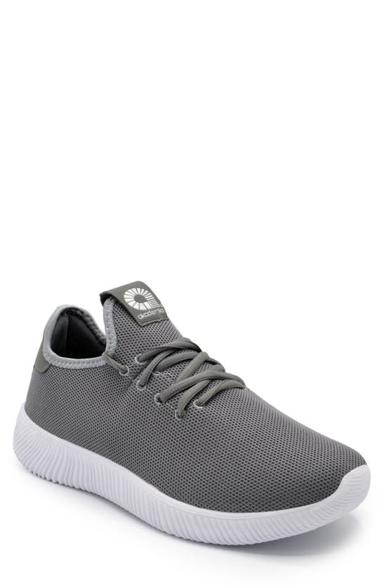 Akademiks Pulse Knit Jogging Sneaker In Gray | ModeSens