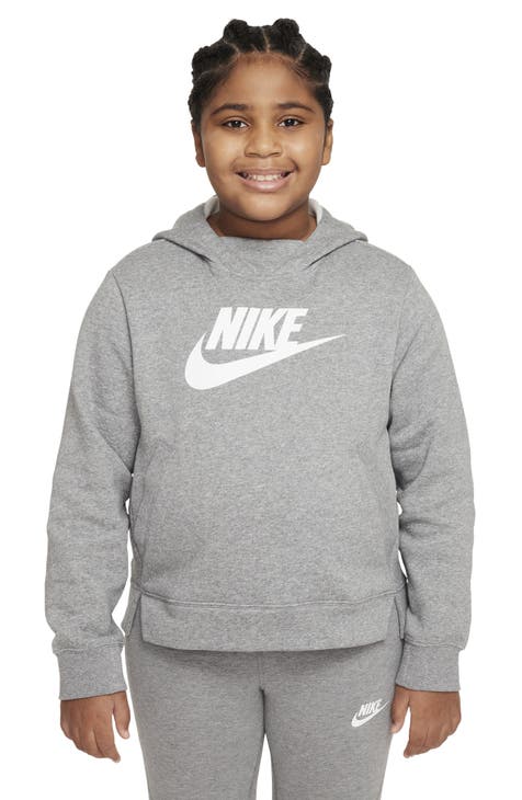 Outerstuff Girls Youth Navy/Gray Dallas Cowboys Game Time Teddy Fleece Pullover Hoodie at Nordstrom, Size XL