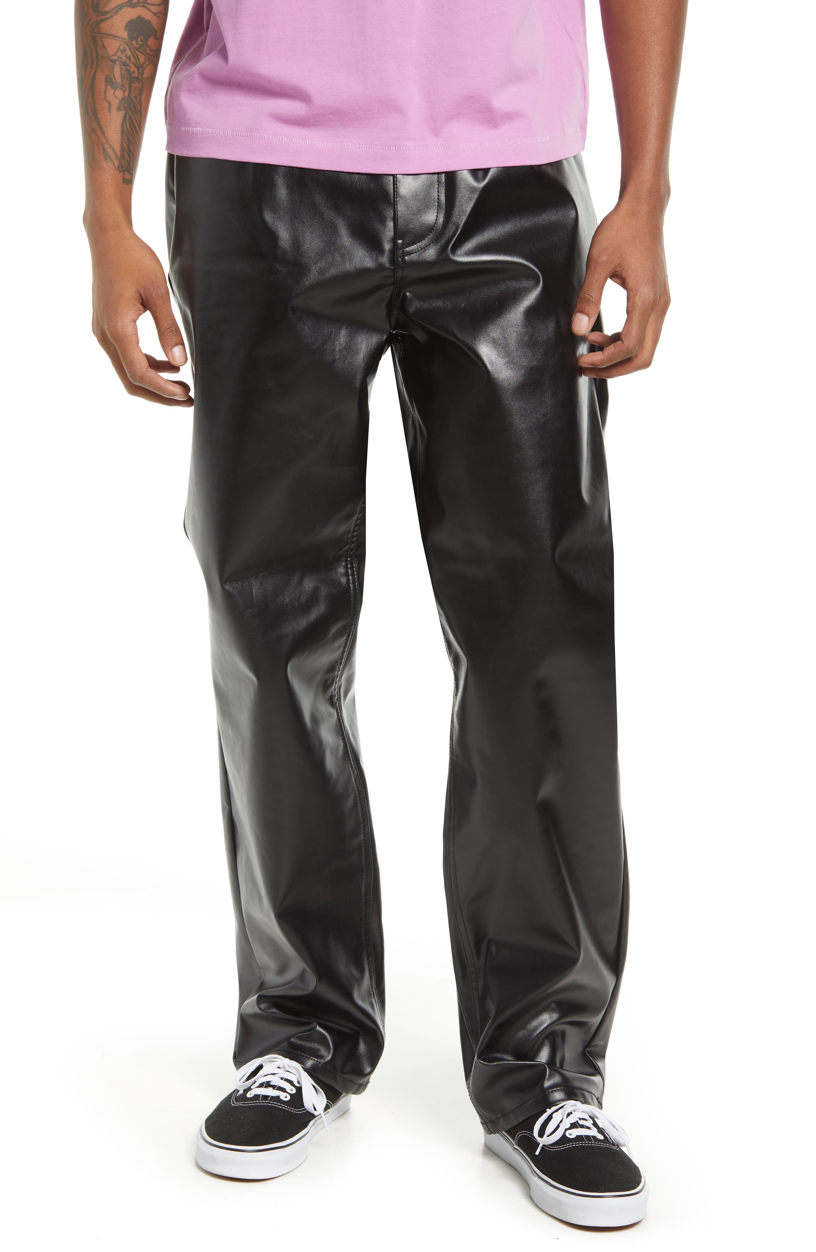 Noon Goons Men's Faux Leather Pants 