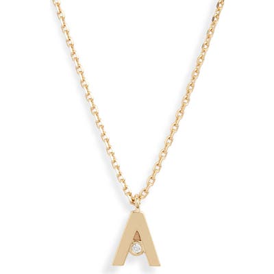 Kate Spade New York Mini Initial Pendant Necklace