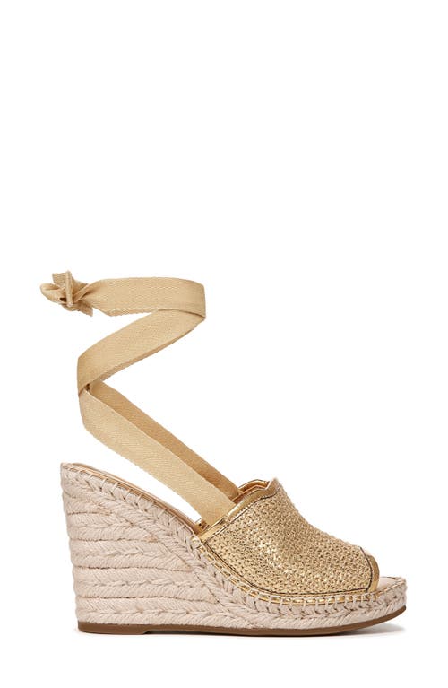 Shop Sarto By Franco Sarto Sierra Platform Wedge Espadrille In Gold