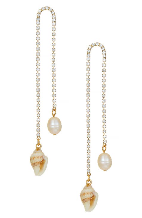 Majorica pearl deals earrings nordstrom