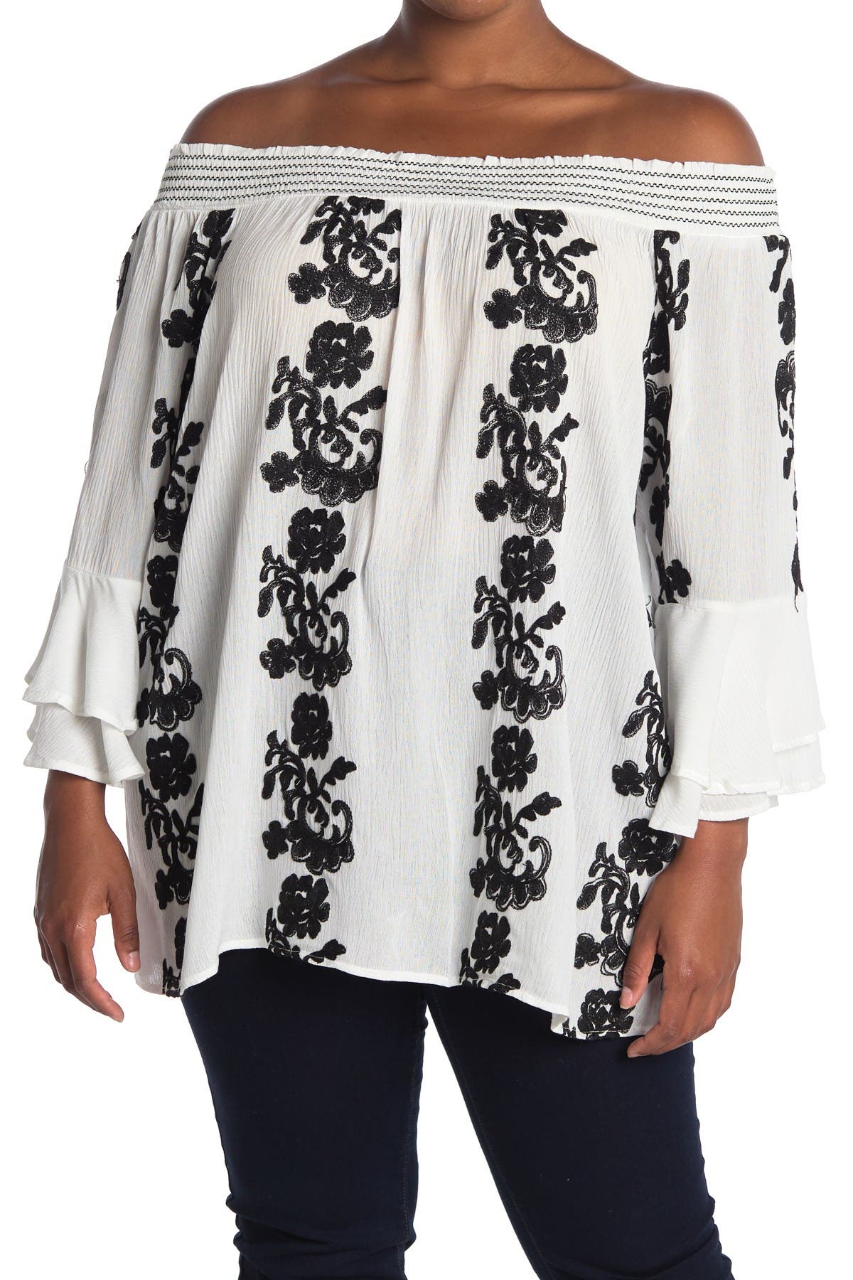 off the shoulder peasant blouse