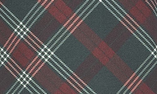 Alexia Admor Rach Bubble Hem Drop Waist Dress In Green Plaid