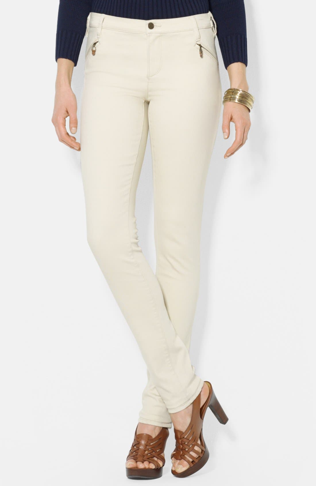 colored straight leg jeans