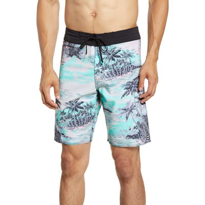 Billabong Sundays Pro Board Shorts, Blue/green