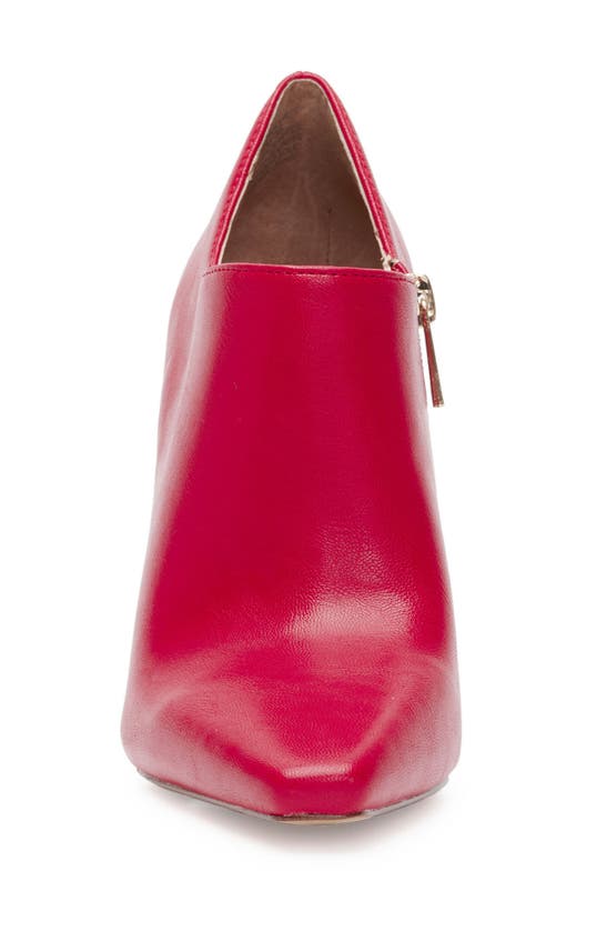 Jessica Simpson Timea Block Heel Bootie In Richest Red