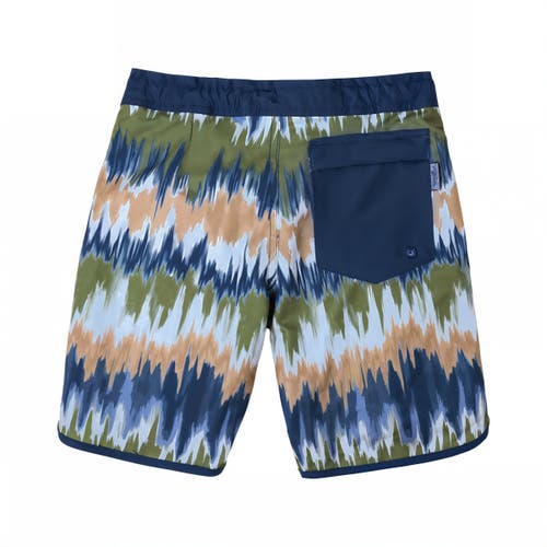 Uv Skinz Retro Board Shorts In Sandstone Ombre