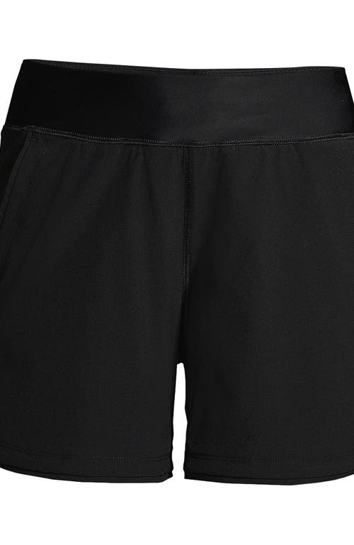 LANDS' END LANDS' END CURVY FIT 5" QUICK DRY BOARD SHORTS SWIM SHORTS WITH PANTY
