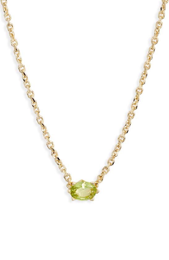 Gold/ Peridot Crystal