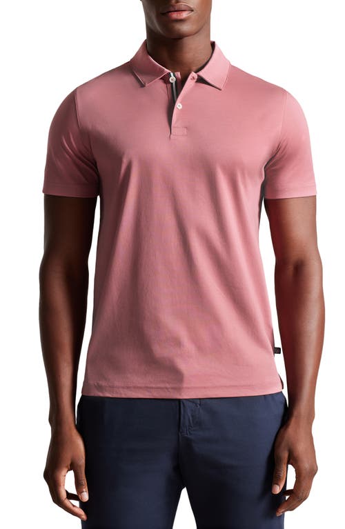 Zeiter Cotton Polo in Mid Pink