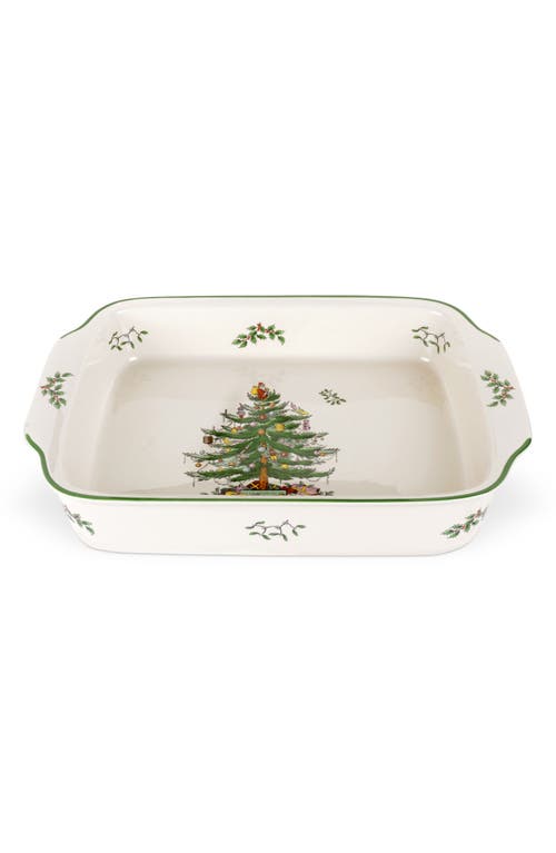 UPC 092764009511 product image for Spode Christmas Tree Rectangular Serving Dish in Green at Nordstrom | upcitemdb.com