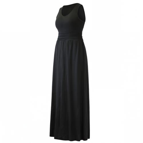 Uv Skinz V-neck Maxi Dress In Black