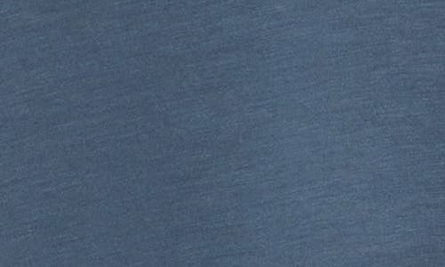T Tahari Roll Sleeve Scuba Top In Deep Slate Blue