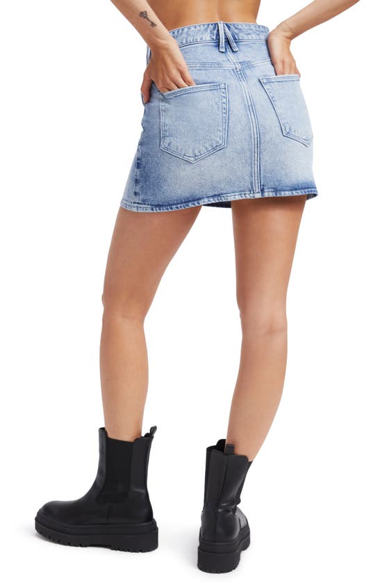 GOOD AMERICAN GOOD AMERICAN DENIM MINISKIRT