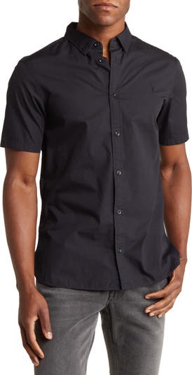 AllSaints Riviera Short Sleeve Button-Up Shirt | Nordstromrack