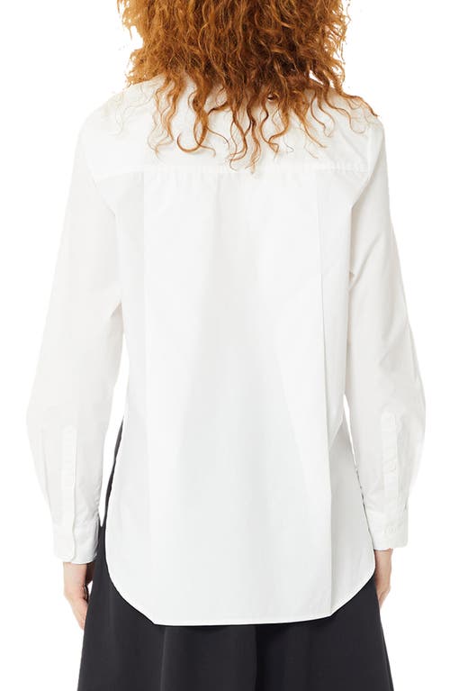 Shop Find Me Now Genevieve Button-up Shirt In Bright White