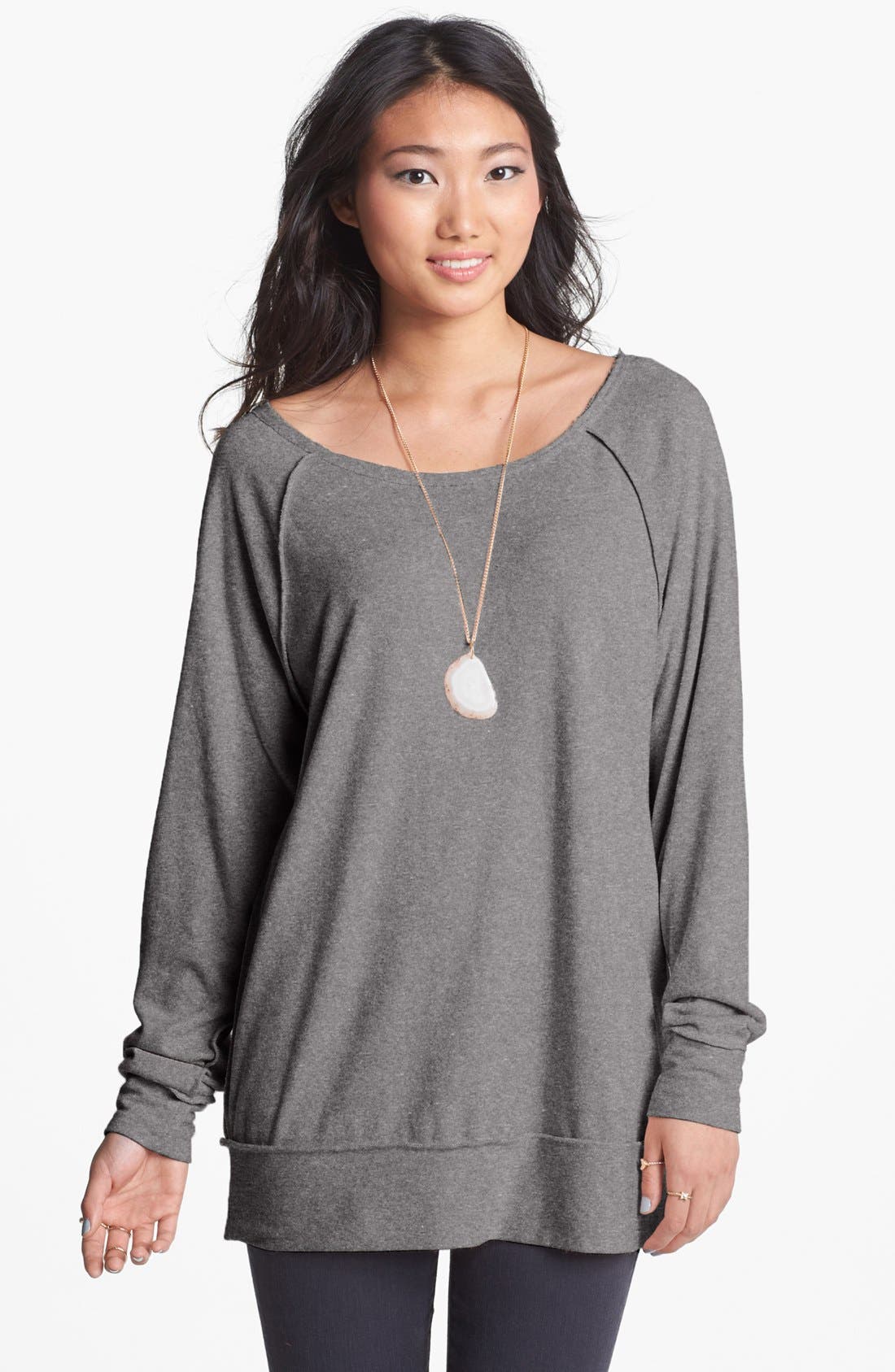 Rubbish® Tunic Sweatshirt (Juniors) Nordstrom