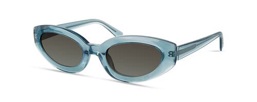 Shop Derek Lam 10 Crosby Vesper Sunglasses In Jade Crystal