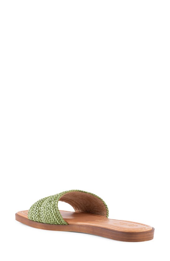 Seychelles Palms Perfection Slide Sandal In Green