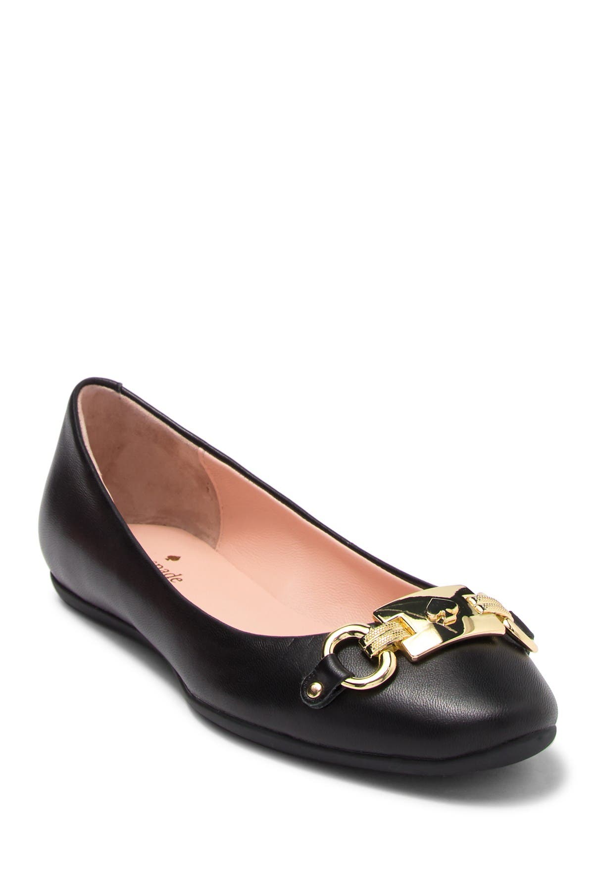 kate spade black flat shoes