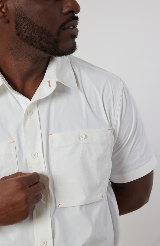 Shop Rainforest The  Tracker Button-up Shirt In White