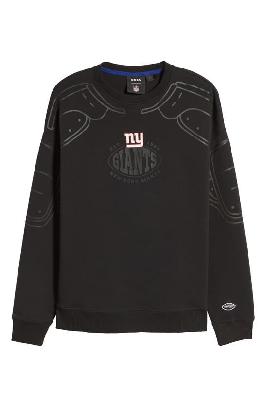 Shop Hugo Boss X Nfl Blitz Crewneck Sweatshirt In New York Giants Black