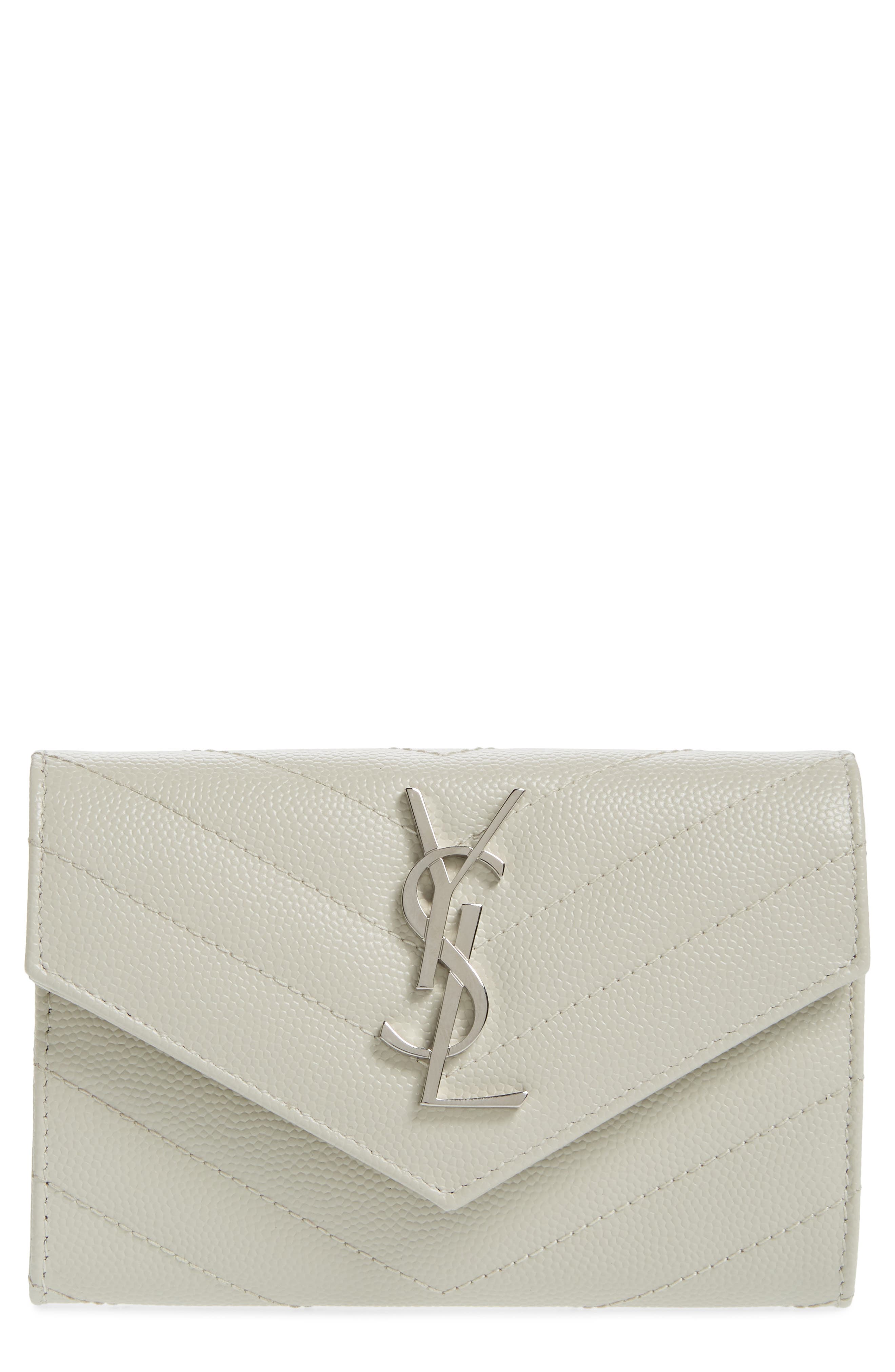 Saint Laurent Small Monogram Leather French Wallet Nordstrom