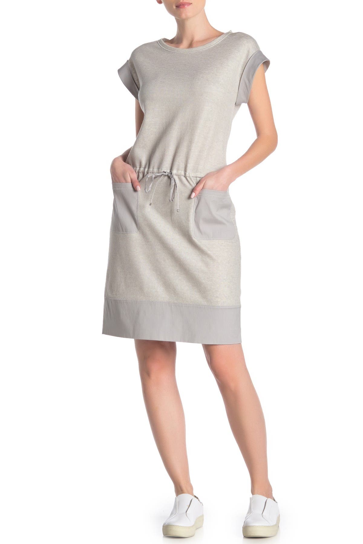 t shirt dress with drawstring waist