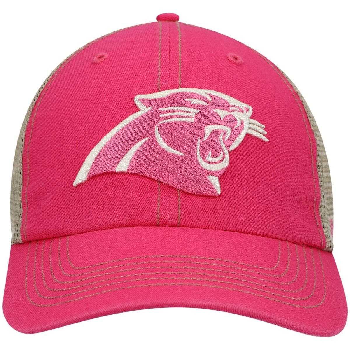 pink carolina panthers hat