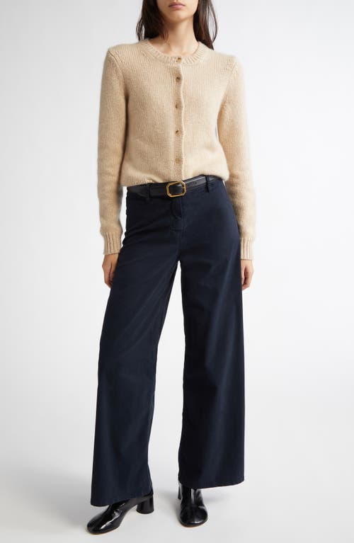 Nili Lotan Saskia Cashmere Cardigan In Parchment