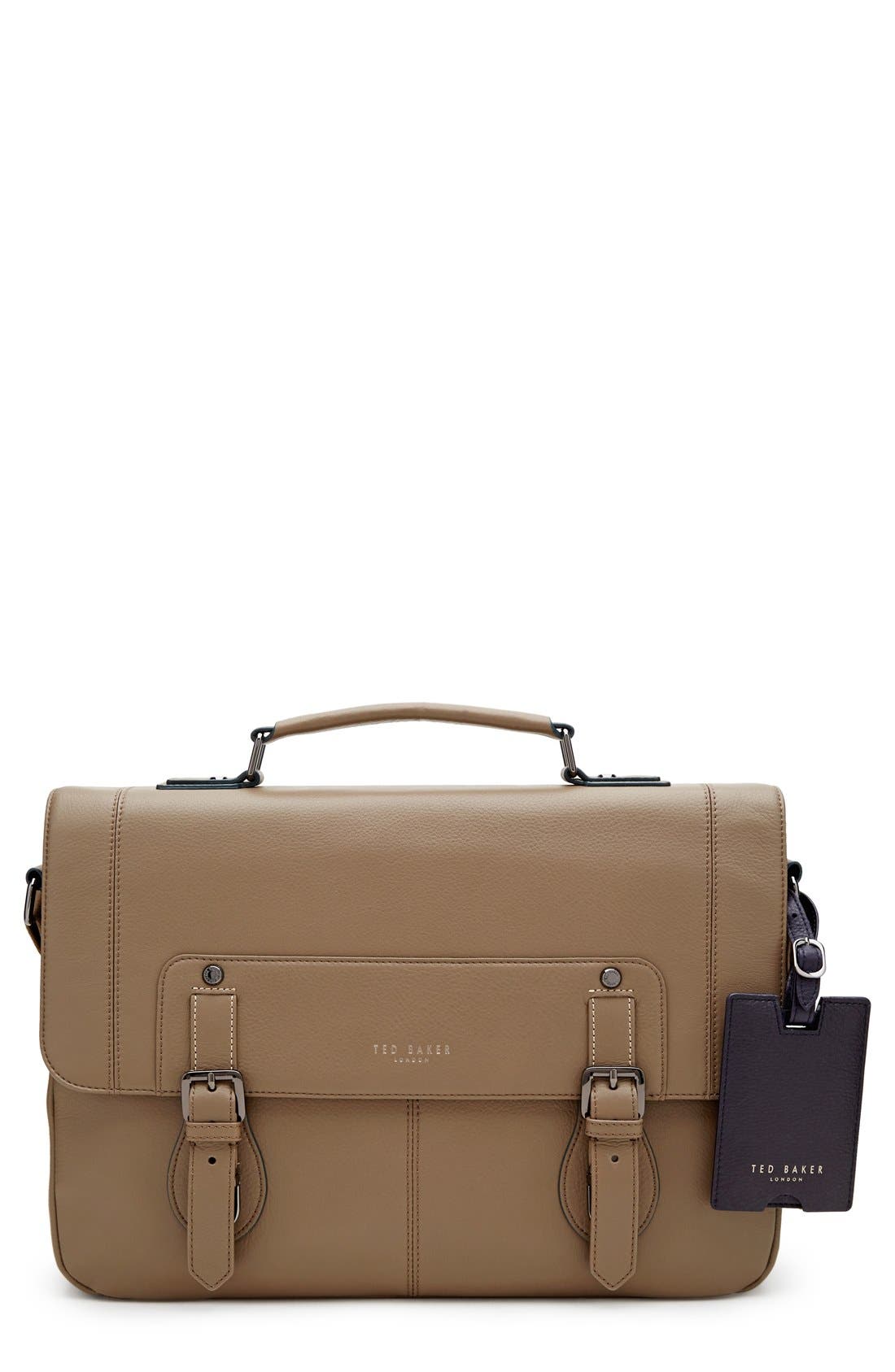 Ted Baker London 'Miamore' Leather Briefcase Nordstrom