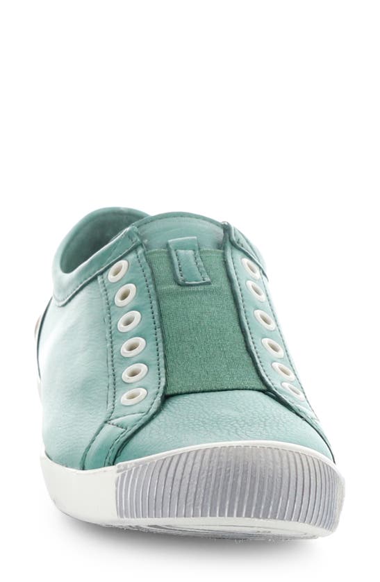 Shop Softinos By Fly London Irit Low Top Sneaker In Green Washed